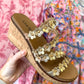 CORKY'S: Let's Be Friends Gold Floral Wedge