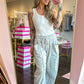 Wildflower Weekend Barrel Pants - Heather Grey
