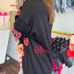 Ohio State All Over Scatter Oversized Funnel Neck | Gameday Social Apparel Co.®