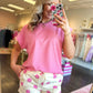 Dottie Darling Polka Dot Shorts - Pink