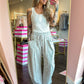 Wildflower Weekend Barrel Pants - Heather Grey
