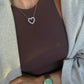 Diamond Heart Necklace | CHANSUTTPEARLS