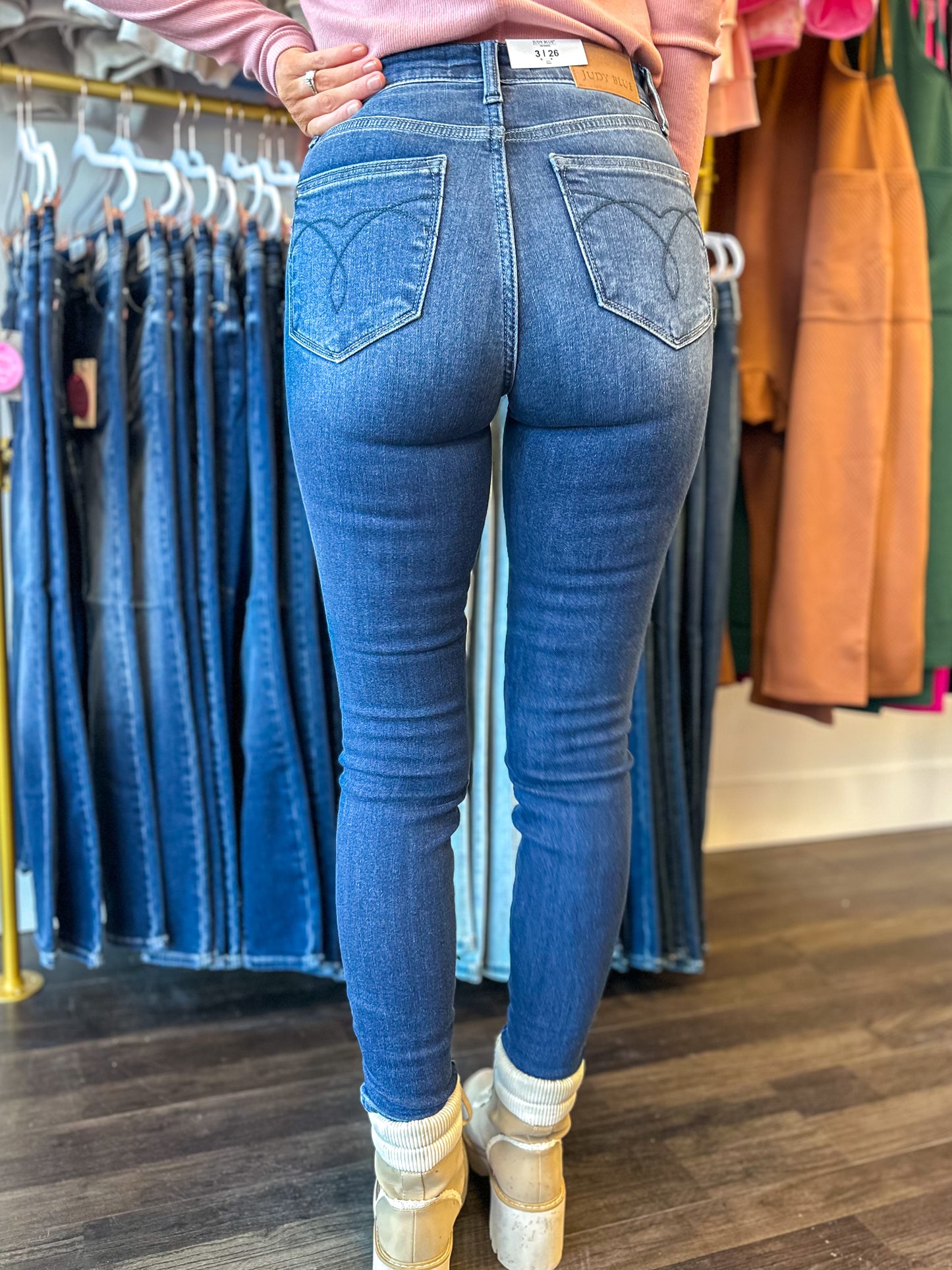 Teagan Thermal Skinny Judy Blue Jeans