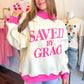 Saved By Grace Mock Neck Sweatshirt