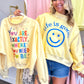 Life Is Good Reversible Mock Neck Crop Sweatshirt