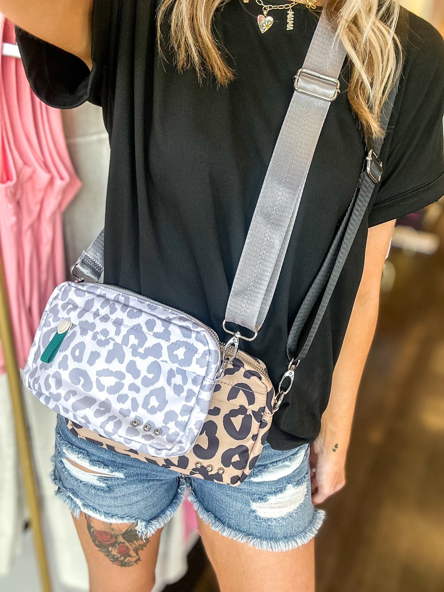 Nancy Nylon Camera Crossbody Bag