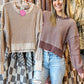 Talia Two Toned Striped Sweater