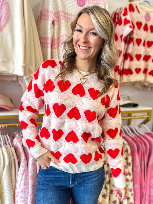 All My Love Heart Sweater
