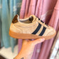 CORKY'S: Heads Up Camel Faux Suede Sneaker