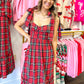Piper Plaid Sleeveless Midi Dress