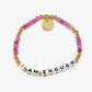I Am Enough Bracelet - Very Berry | Little Words Project