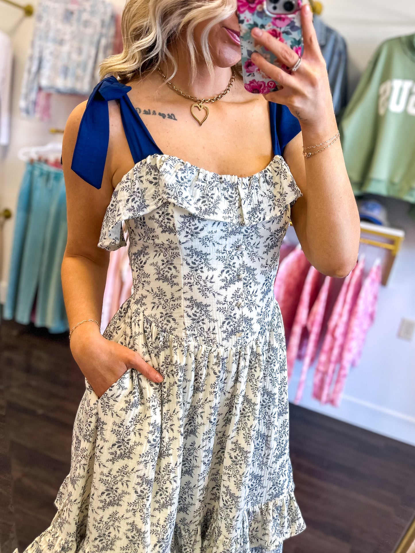 Rosalie Ruffle Maxi Dress