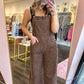 Valerie Vintage Leopard Overalls