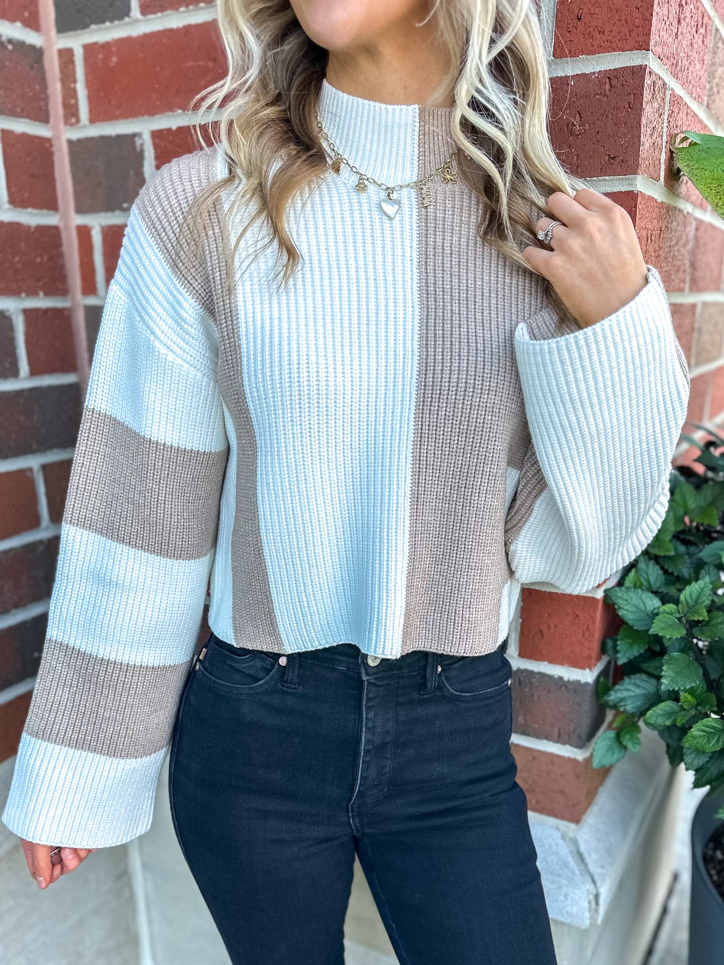 Caroline Color Block Sweater