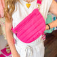 Jolie Puffer Belt Bag - Fuchsia