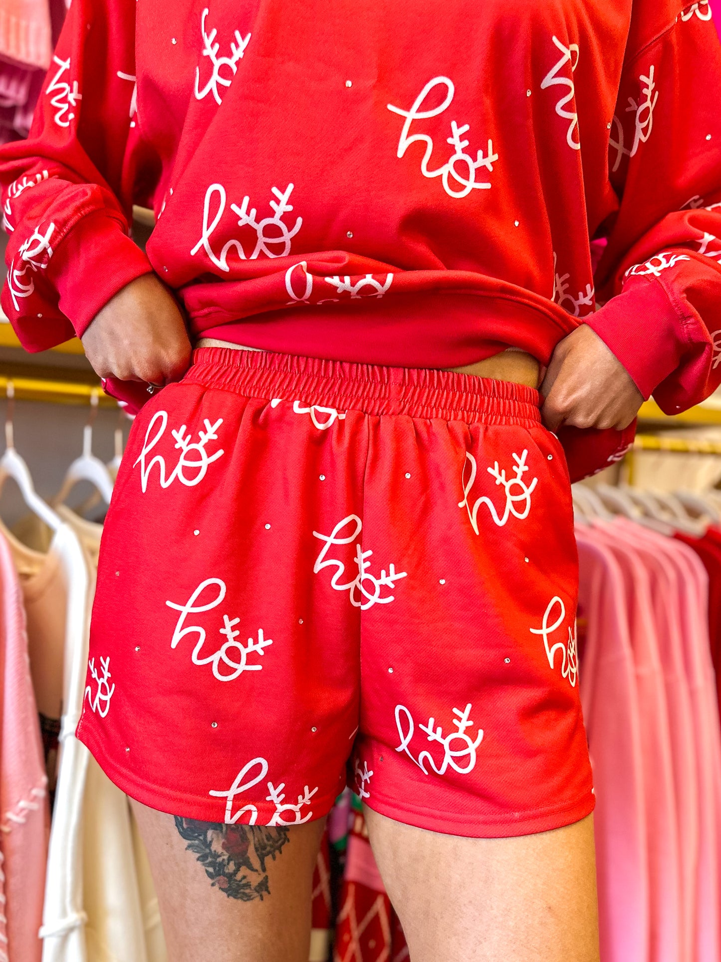 Ho Ho Ho Holiday Lounge Shorts