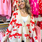 Home For The Holidays Bow Cardigan