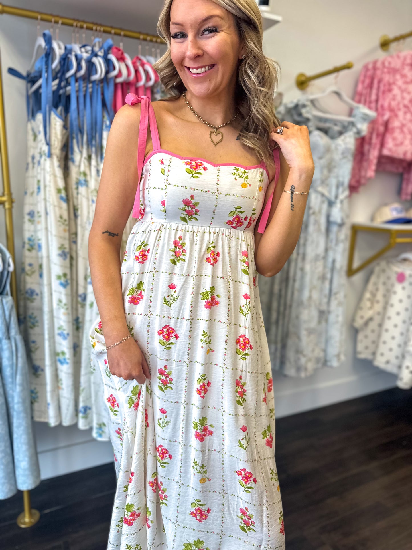 Blossom Lane Midi Dress