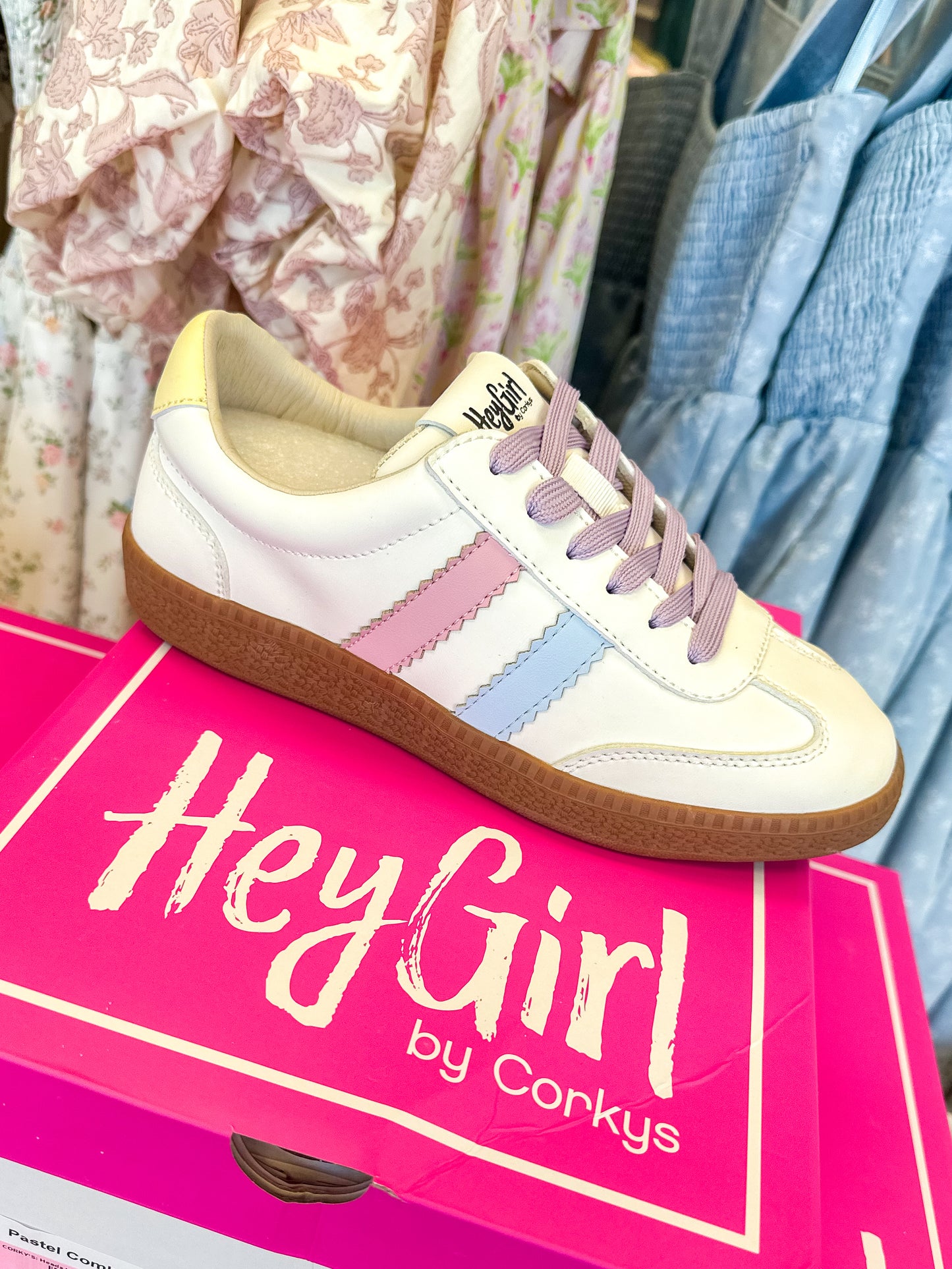 CORKY'S: Heads Up Pastel Combo Sneaker