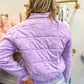 Waverly Washed Quilted Jacket - Lavender