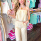 Lainey Lace Eyelet Pant Set