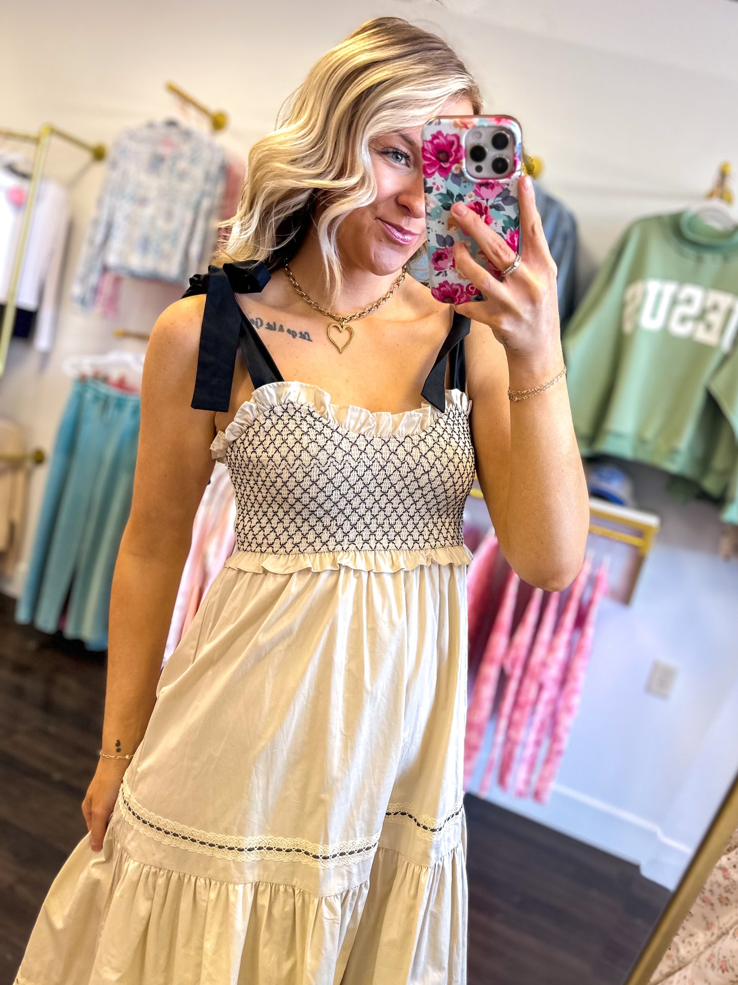 Scottie Smocked Maxi Dress