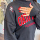 Ohio State All Over Scatter Oversized Funnel Neck | Gameday Social Apparel Co.®