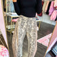 Sylvie Snake Print Barrel Jeans