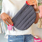 Jolie Puffer Belt Bag - Smoke Gray