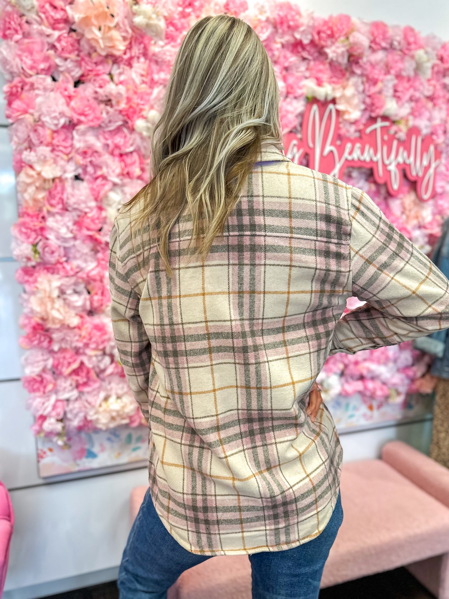 Finley Flannel Fleece Lined Shacket