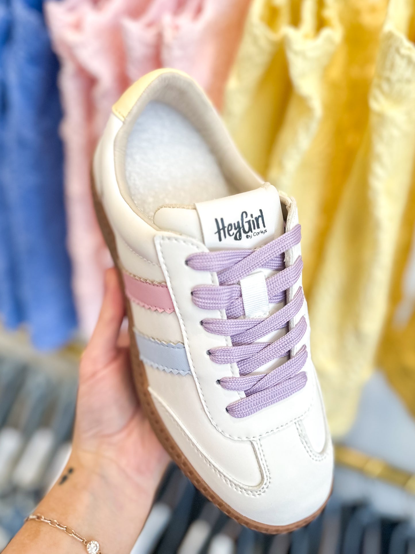 CORKY'S: Heads Up Pastel Combo Sneaker