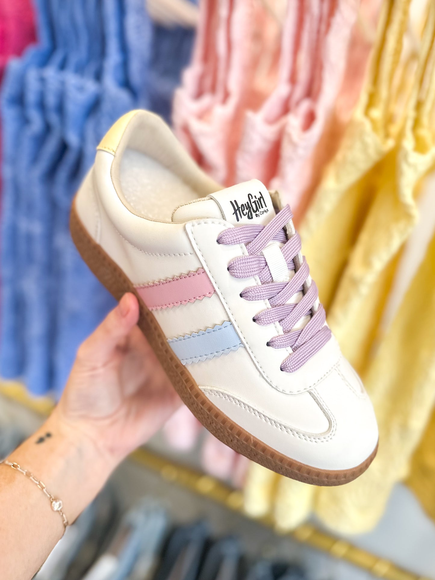 CORKY'S: Heads Up Pastel Combo Sneaker