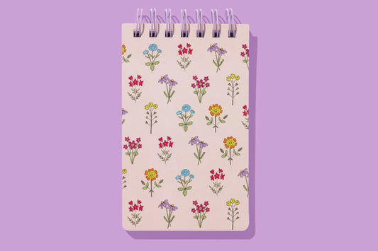 Wildflowers Spiral Top Notebook