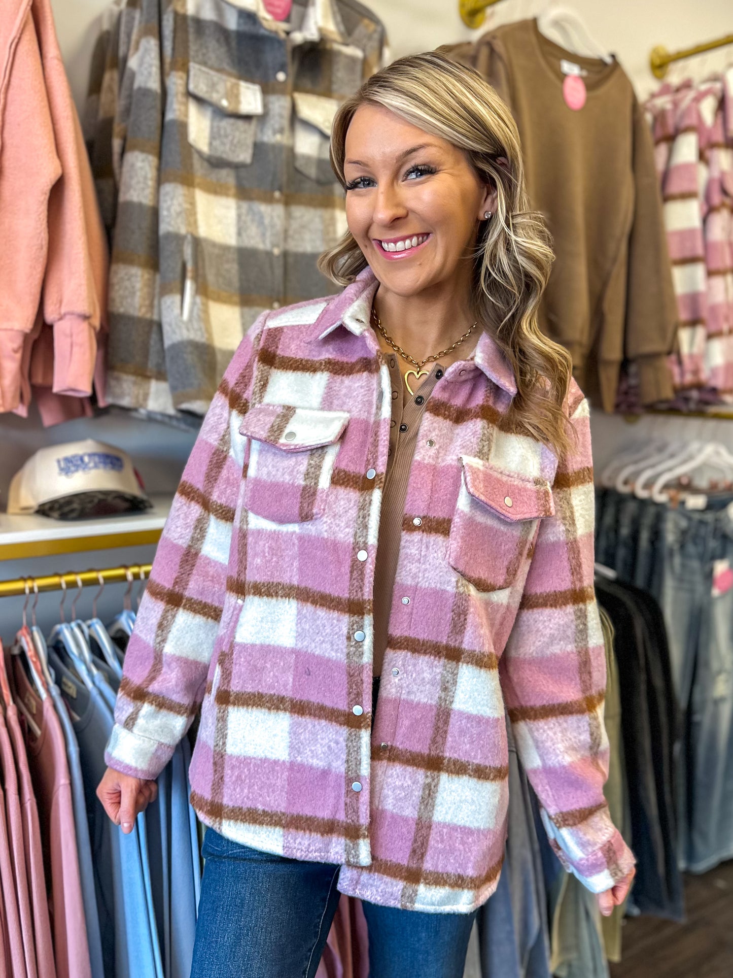 Winter Haven Plaid Shacket