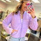 Waverly Washed Quilted Jacket - Lavender