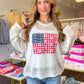 Freedom Blooms Knit Top