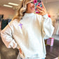 Cross / Jesus Saves Reversible Mock Neck Sweatshirt