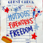 Hotdogs, Fireworks, Freedom Graphic Tee