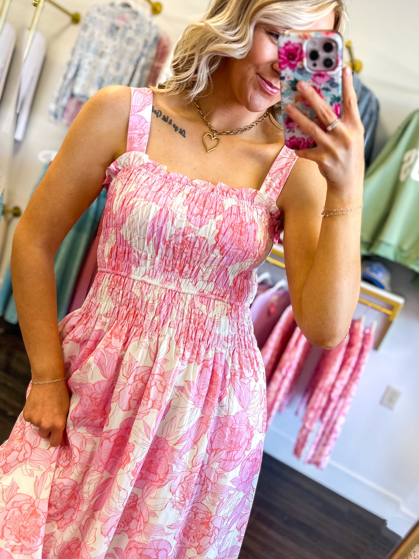 Briar Bloom Midi Dress