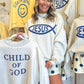 Jesus / Child Of God Reversible Mock Neck Sweatshirt