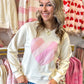 Heart Patchwork Sweatshirt