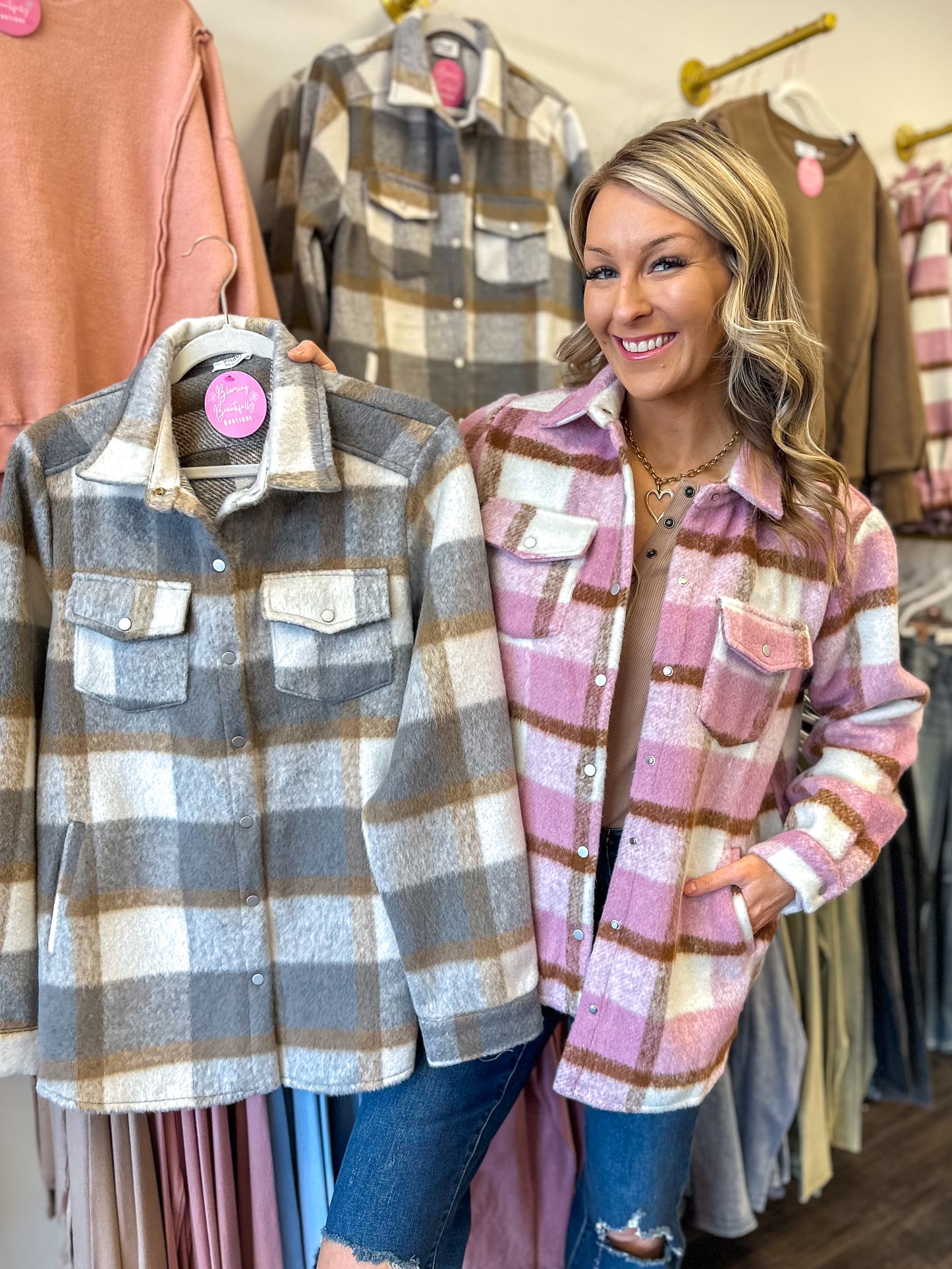 Winter Haven Plaid Shacket