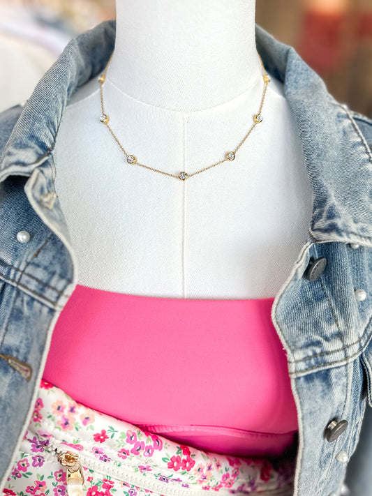 Dainty Diamond Necklace
