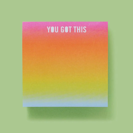 "You Got This" Sticky Notes Pad