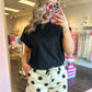 Dottie Darling Polka Dot Shorts - Black