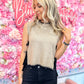Molly Mock Neck Sleeveless Sweater