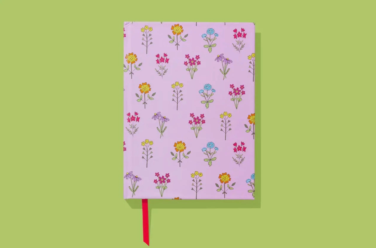 Pink w/ Wildflowers Notebook