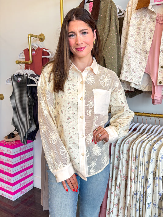 Wildflowers & Lace Shacket
