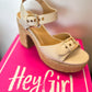 CORKY'S: Daddy's Money Chunky Block Heel - Ivory