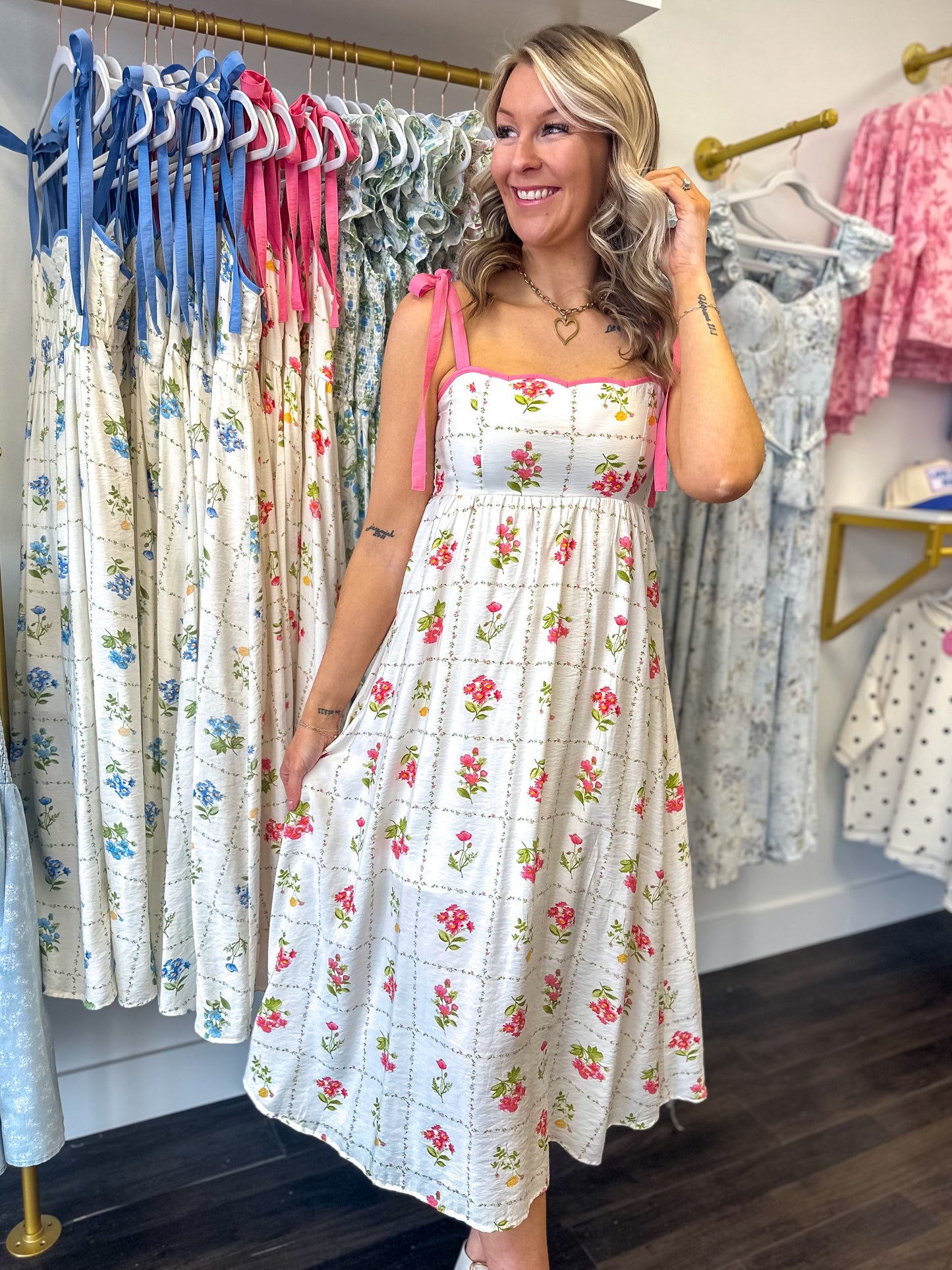 Blossom Lane Midi Dress
